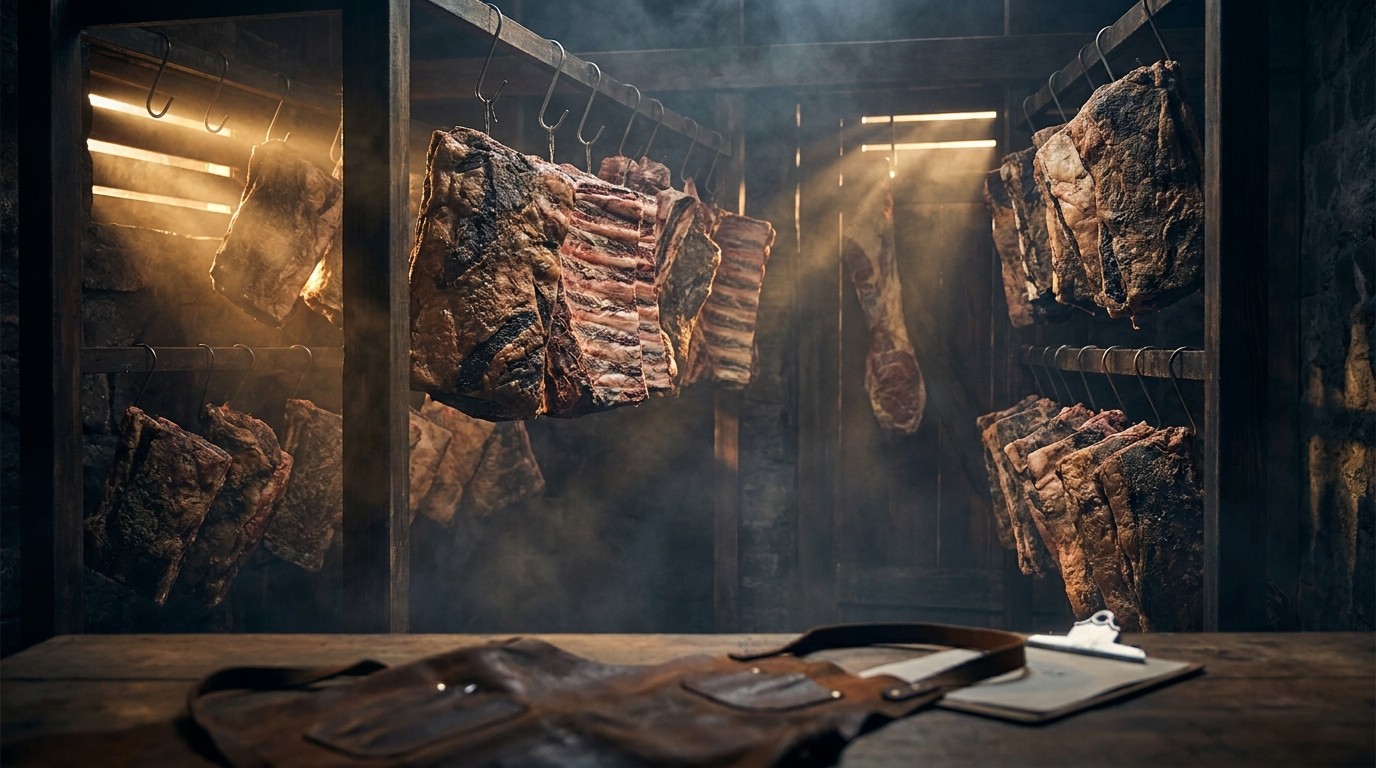 Cámara de maduración de carne